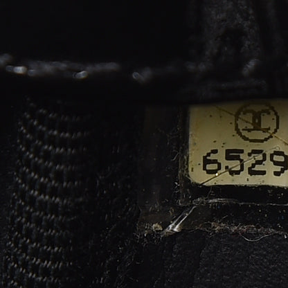 Chanel Patent Perforated CC Shopping Tote Black 7 of 8