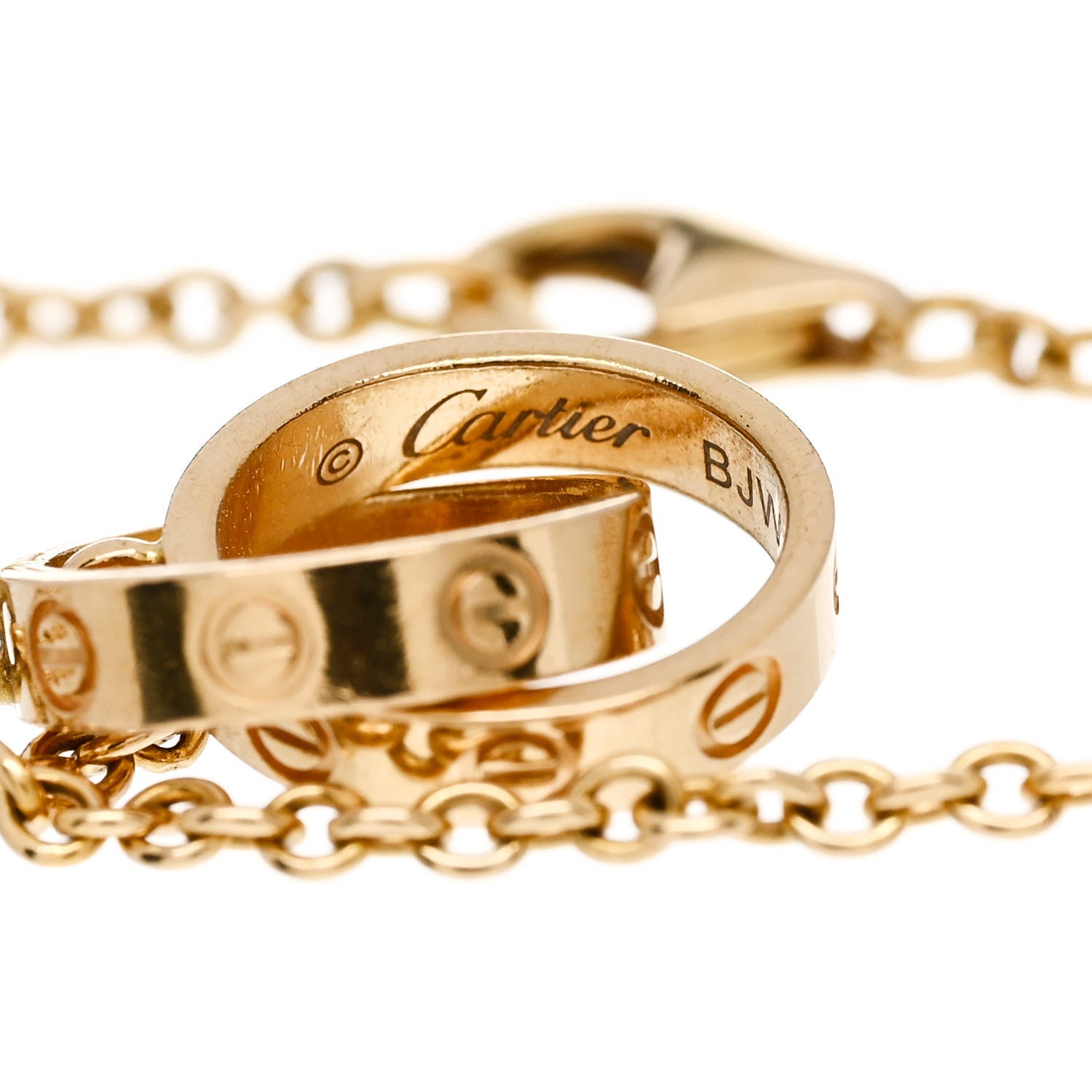 Cartier 18K Yellow Gold Interlocking LOVE Bracelet 3 of 6