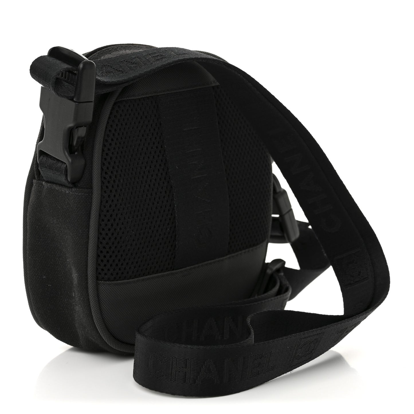 Canvas Nylon Sport Crossbody Black Green