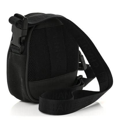 Chanel Canvas Nylon Sport Crossbody Black Green 3 of 10