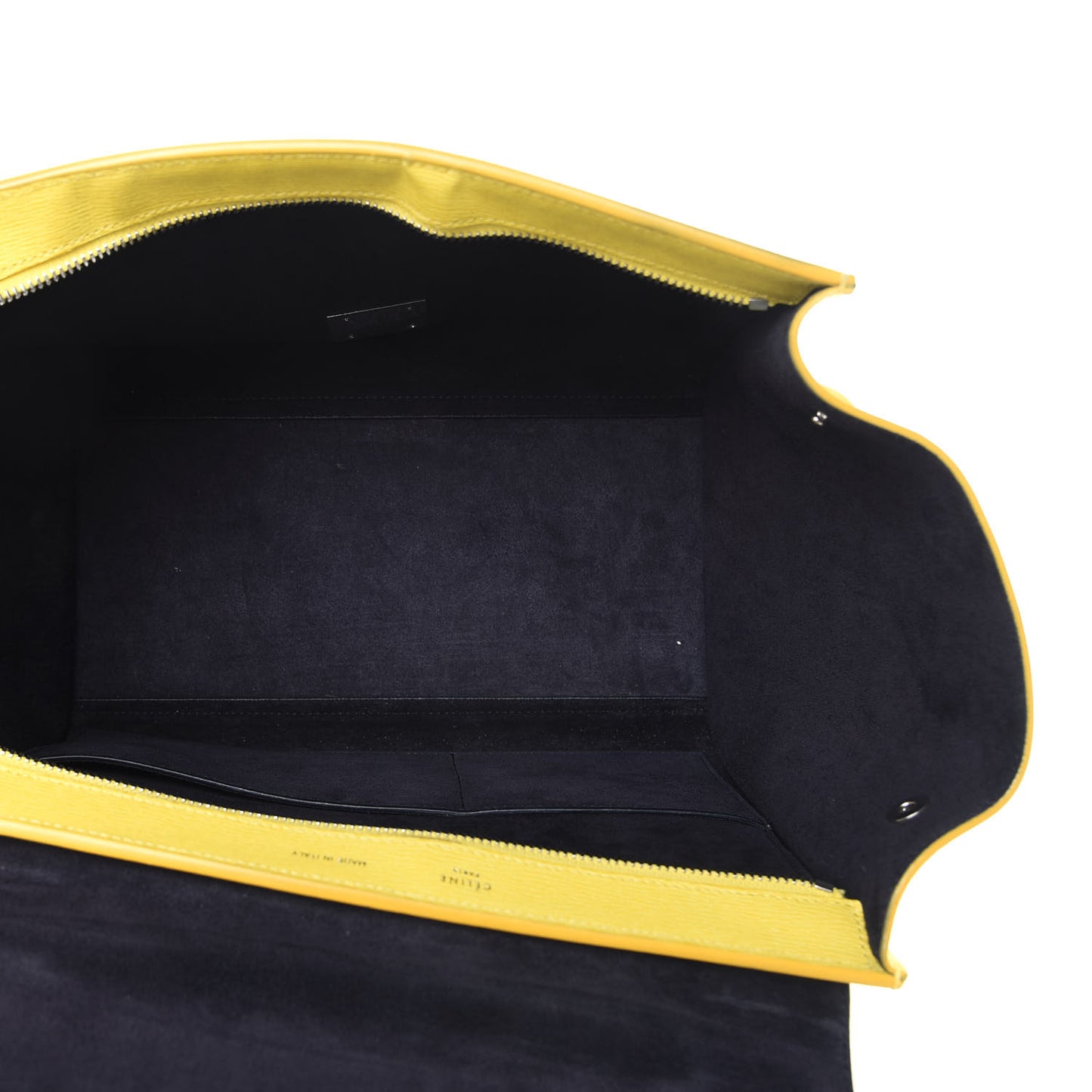 Liege Calfskin Small Trapeze Fluo Yellow