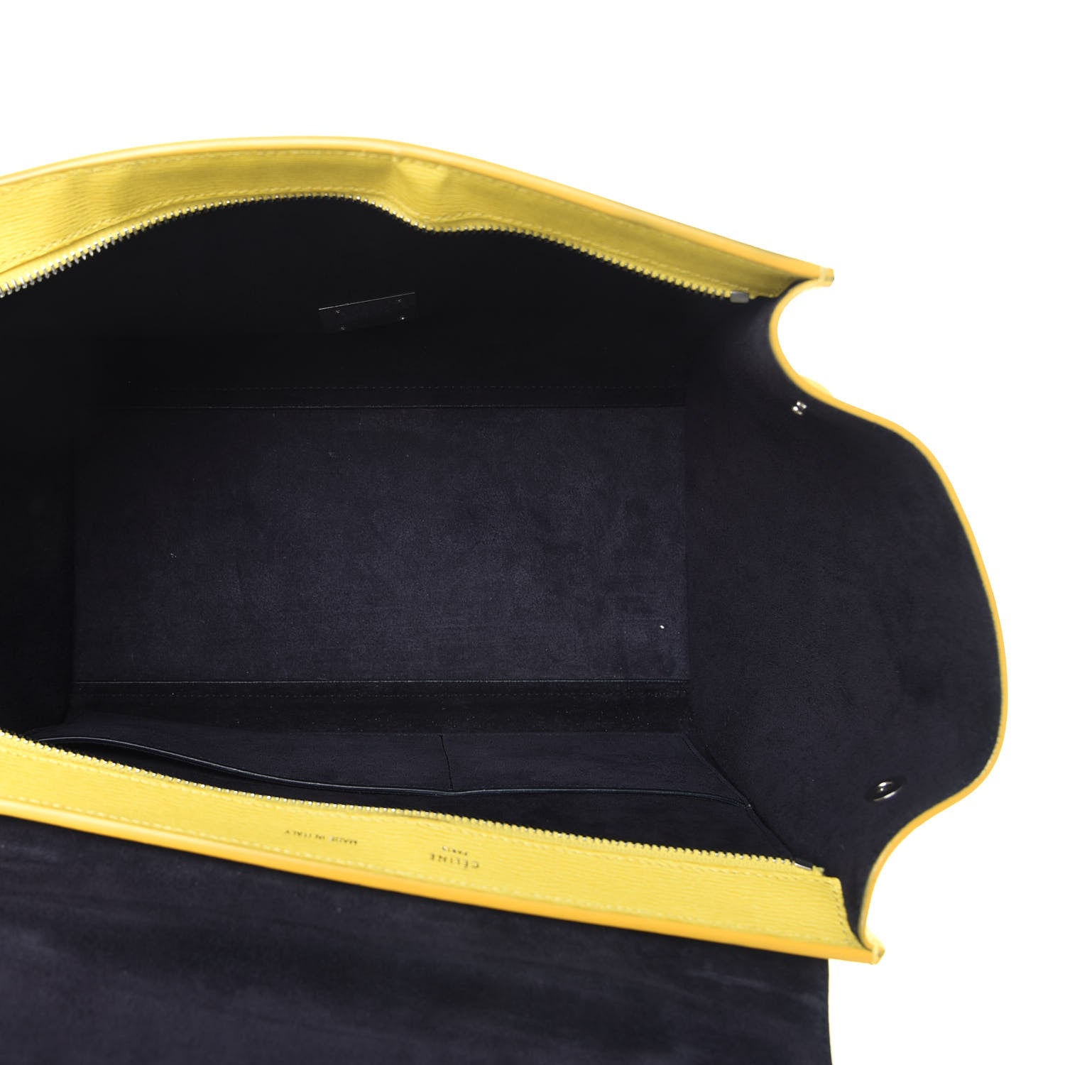 Celine Liege Calfskin Small Trapeze Fluo Yellow 5 of 16