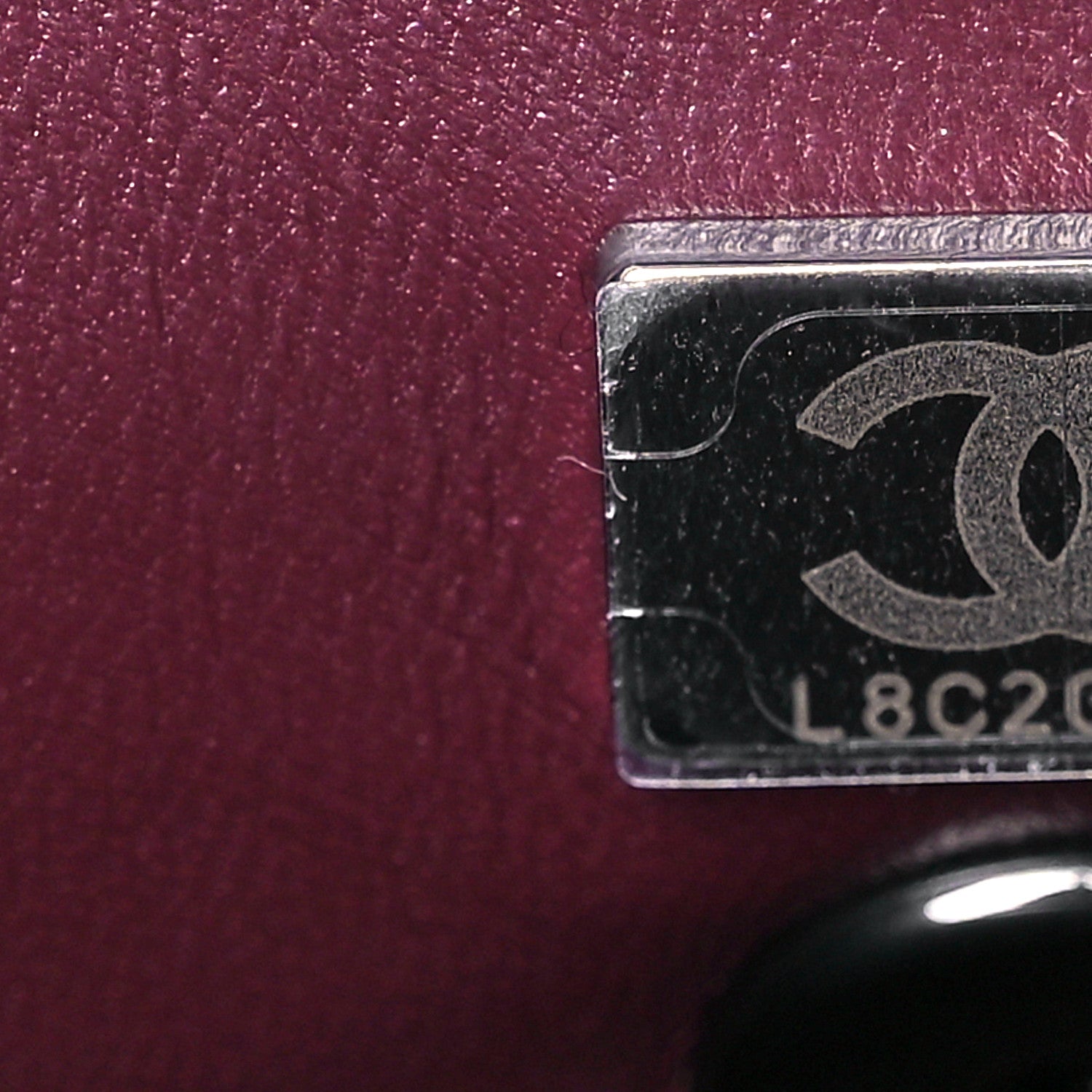 Chanel Caviar Chevron Quilted Mini Coco Handle Flap So Black 7 of 14