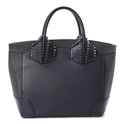 Christian Louboutin Grained Calfskin Studded Large Eloise Satchel Nuit 1 of 9