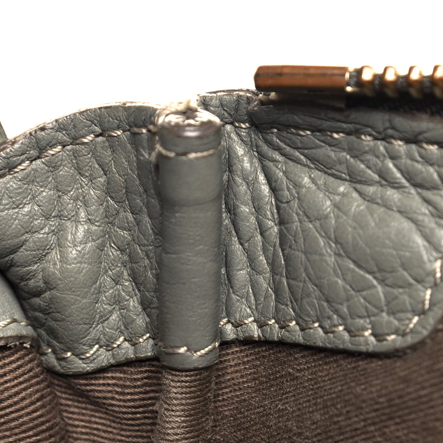 Calfskin Medium Marcie Satchel Cashmere Grey