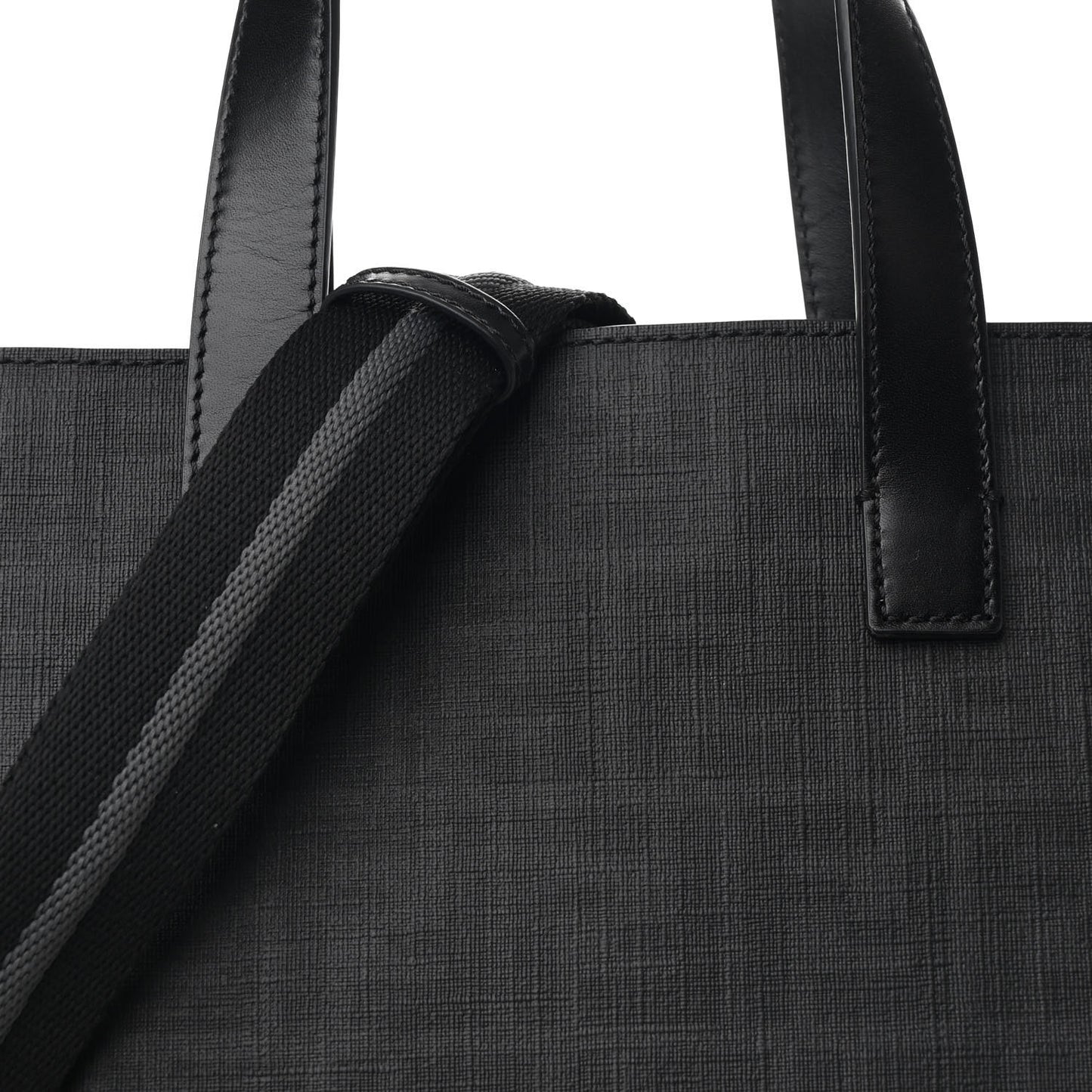 Zucca Spalmati Top Handle Convertible Tote Black