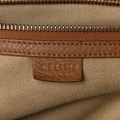 Celine Drummed Calfskin Mini Luggage Camel 5 of 15
