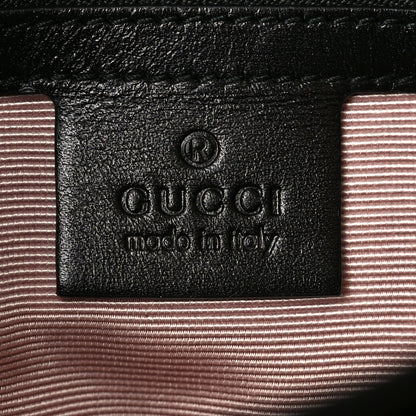 Gucci Vitello Palmellato Lux Small Arli Flap Shoulder Bag Black 6 of 10