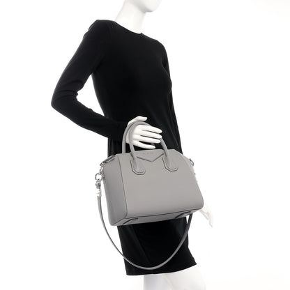 Givenchy Sugar Goatskin Small Antigona Pearl Grey 3 of 8