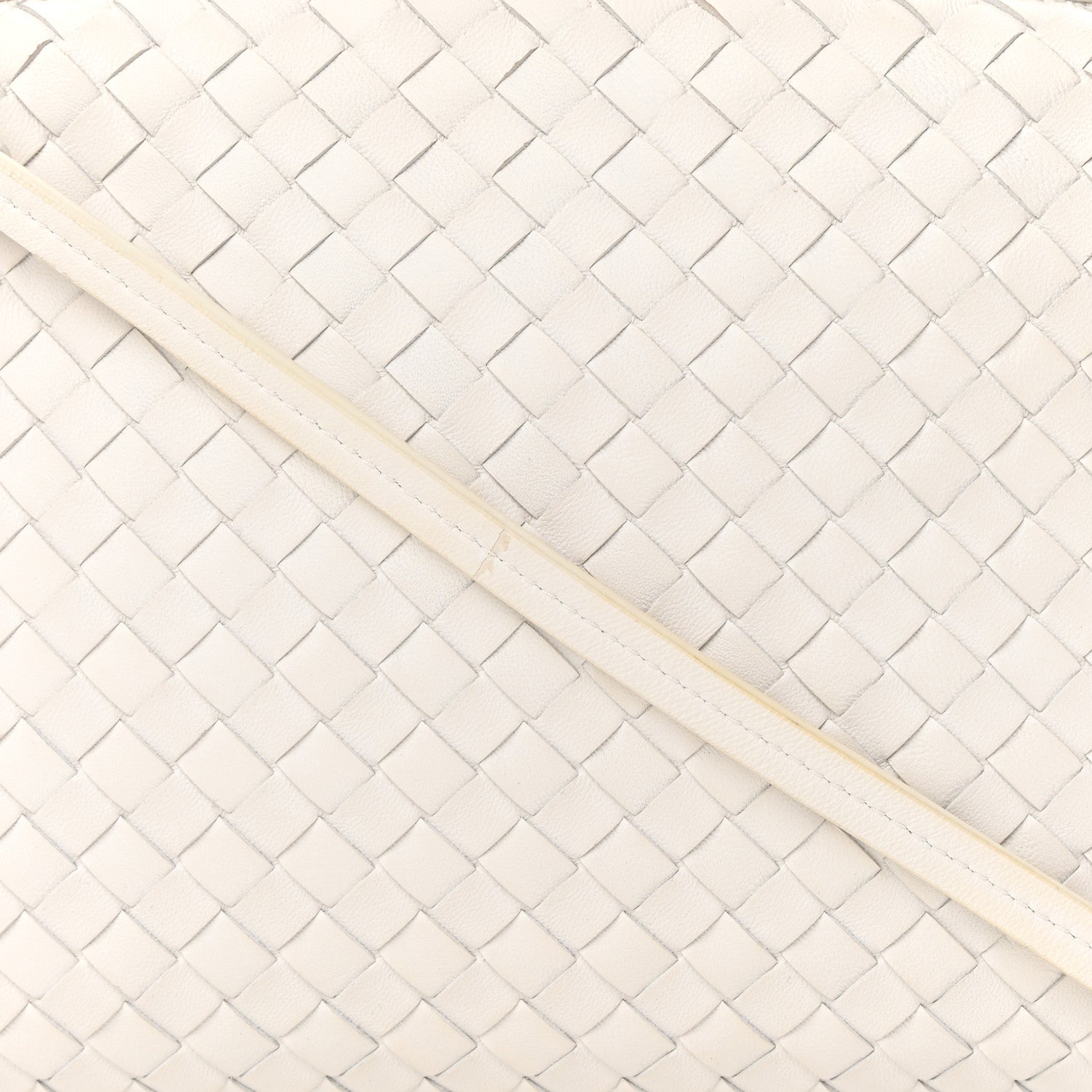 Bottega Veneta Nappa Intrecciato Nodini Crossbody Messenger White 7 of 17