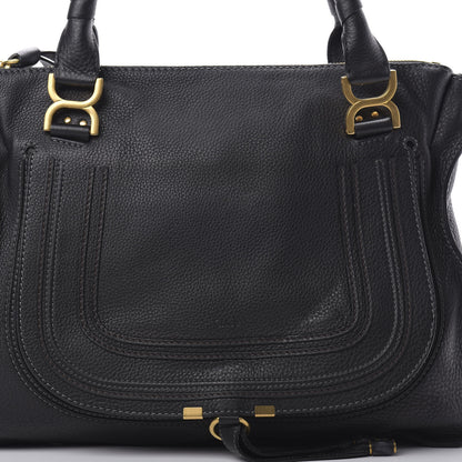 Chloe Calfskin Large Marcie Satchel Black 8 of 12