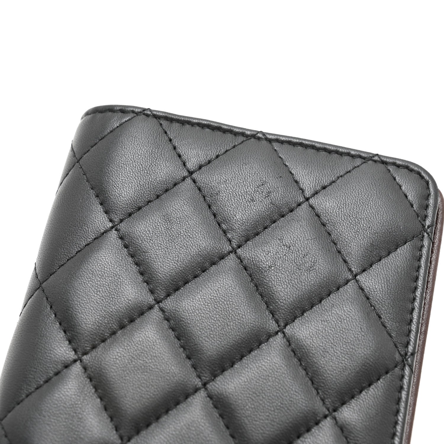 Chanel Lambskin Quilted Medium Agenda Cover Black 9 of 11