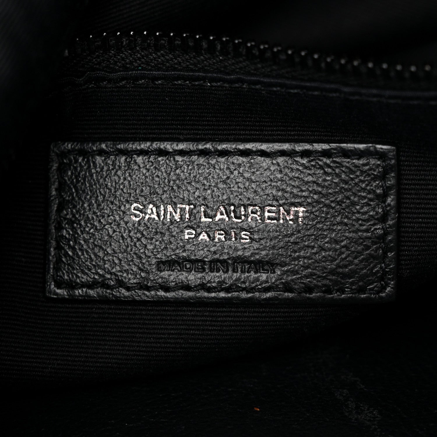 Saint Laurent Calfskin Crocodile Embossed Monogram Medium Niki Shopping Bag Black 6 of 11