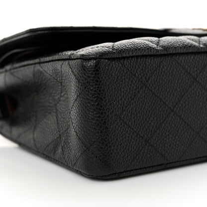 Chanel Caviar Quilted Medium Double Flap Black 9 of 11