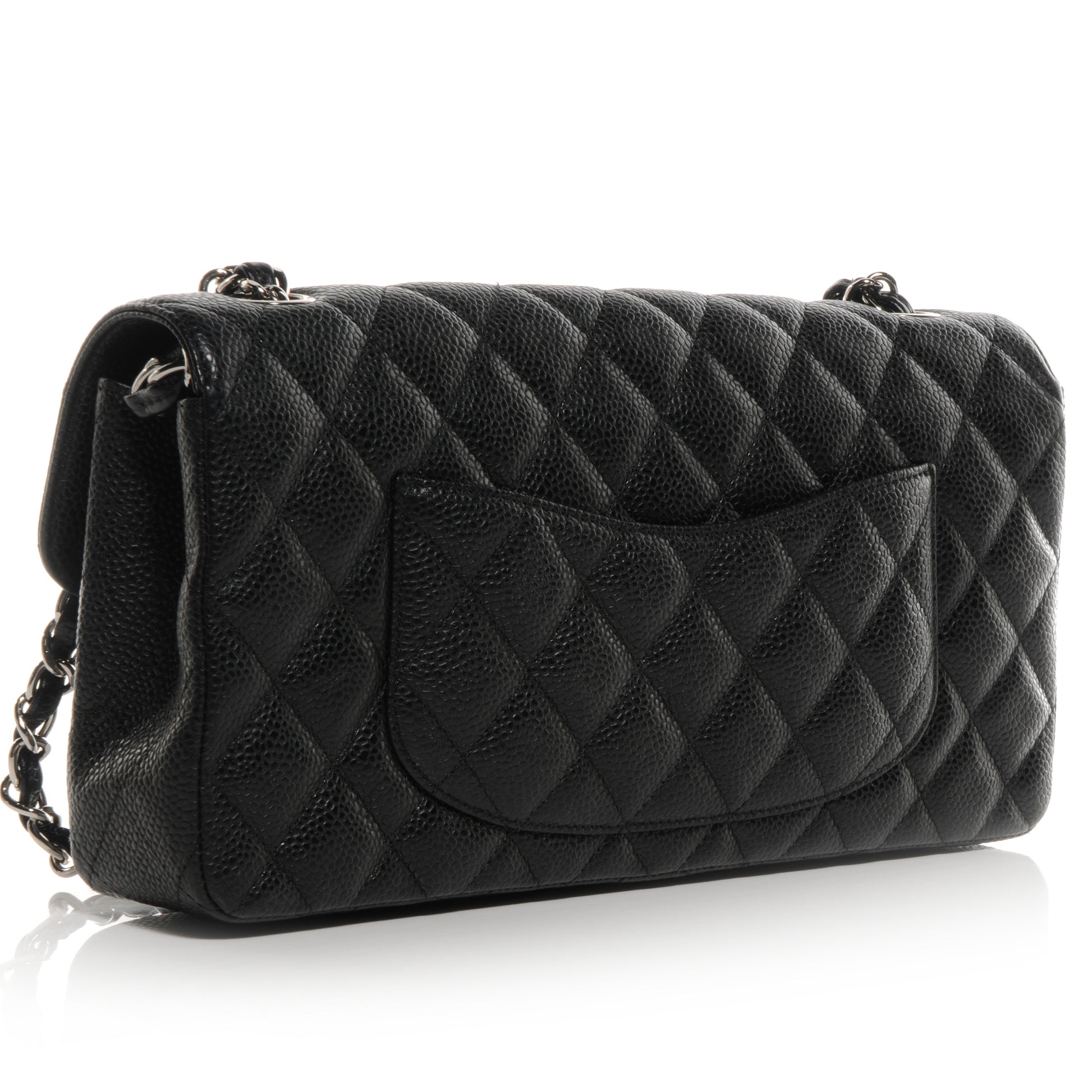 Chanel Caviar East West Flap Black 3 of 8