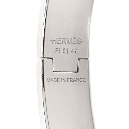 Hermes Enamel Narrow Clic Clac H Bracelet GM Black 4 of 5