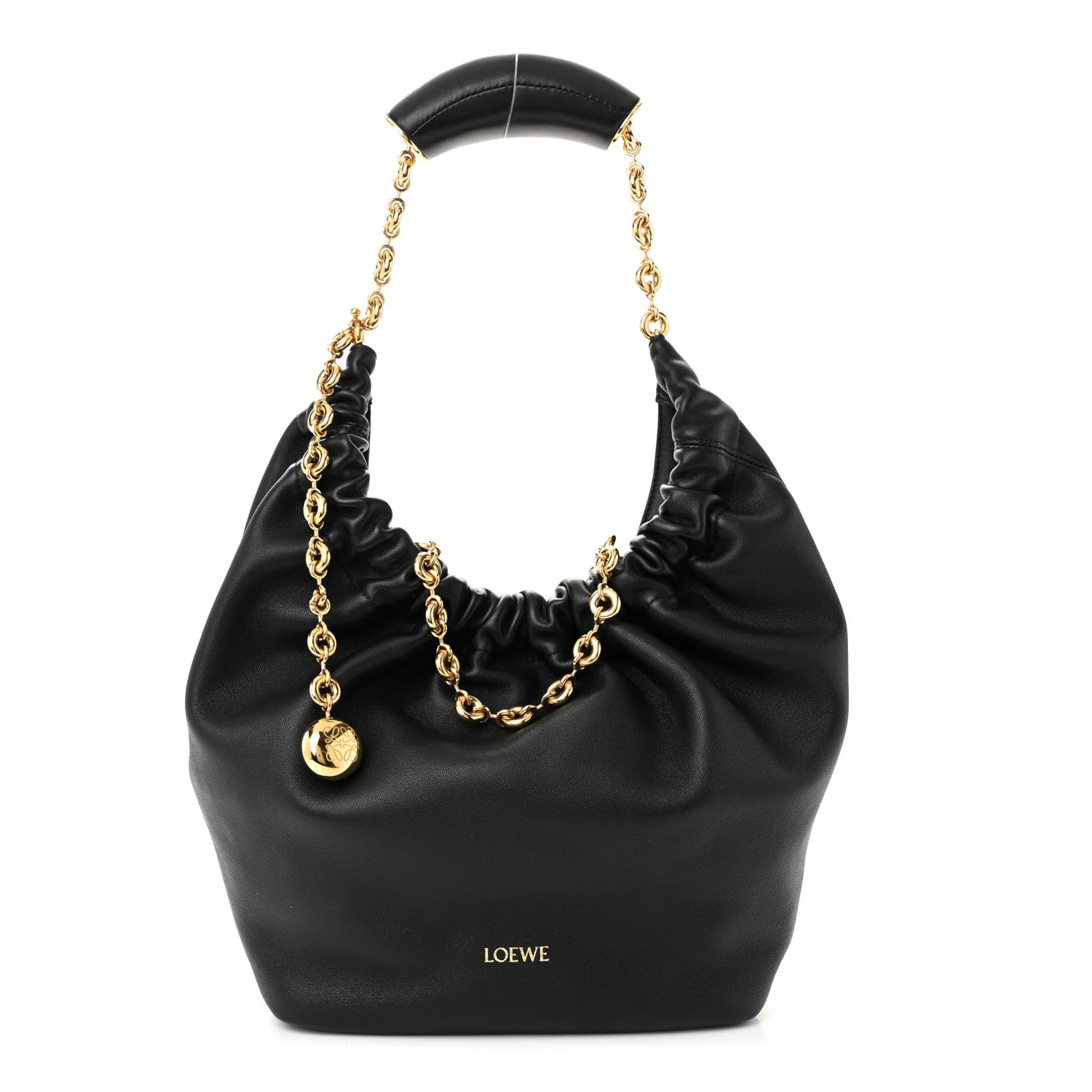 Loewe Buttery Nappa Lambskin Small Squeeze Bag Black 1 of 9