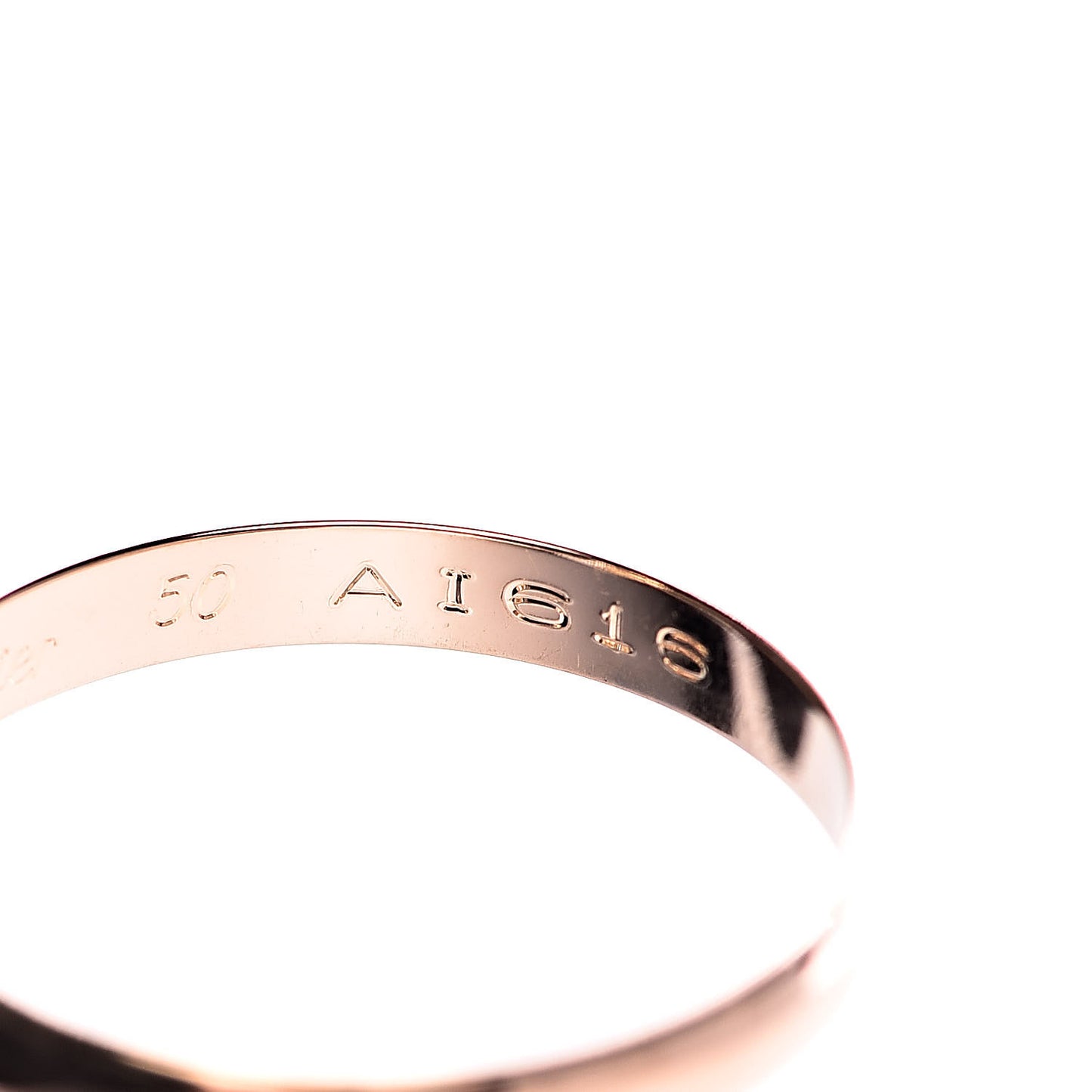 18K Pink Yellow White Gold Small Trinity Ring 50 5.25