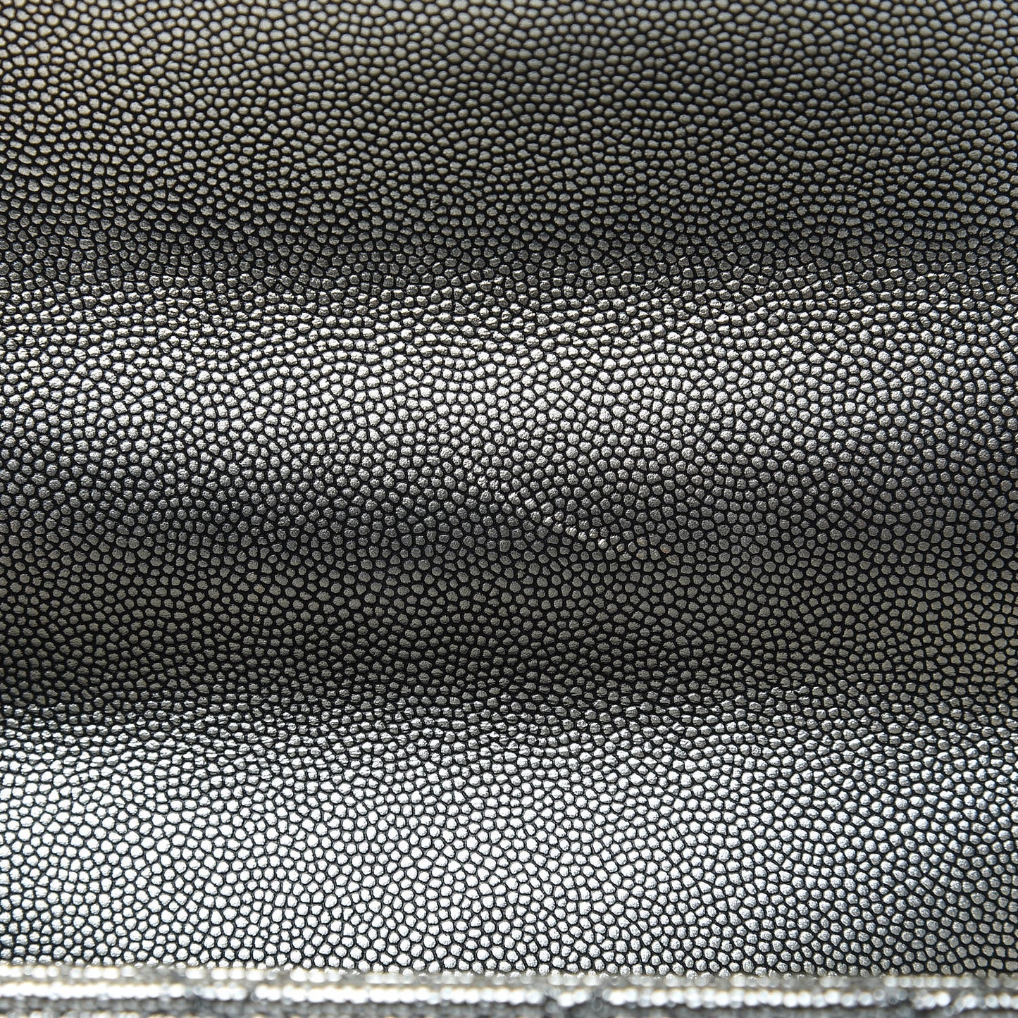 Metallic Caviar Quilted Mini Coco Handle Flap Silver