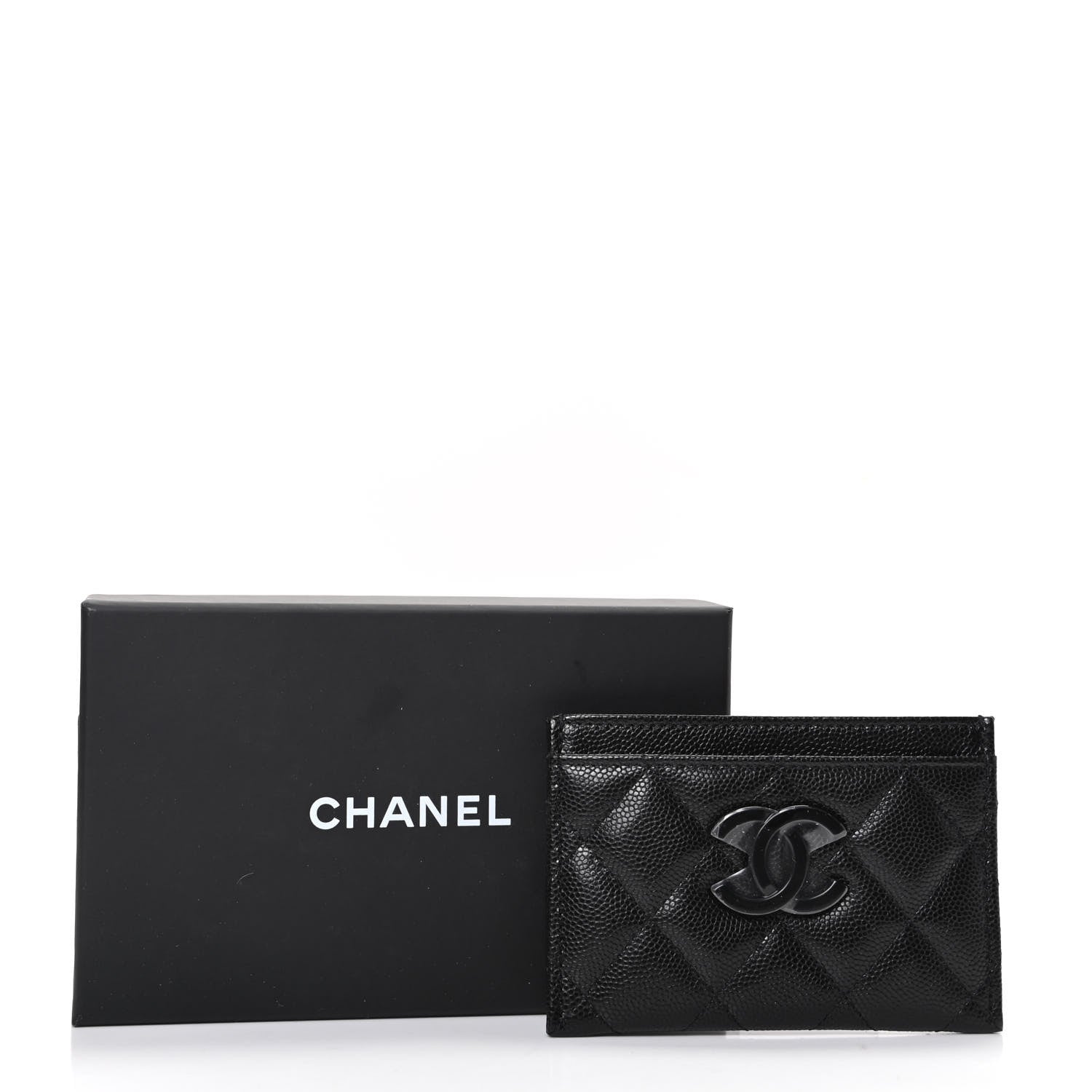 Chanel Caviar Quilted My Everything Card Holder Black 8 of 8