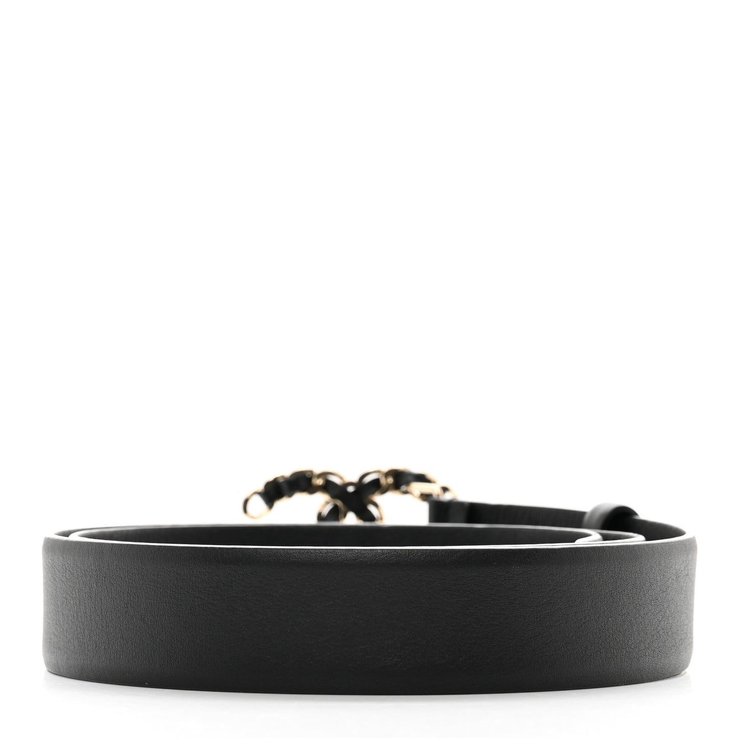 Lambskin CC Chain Belt 85 34 Black
