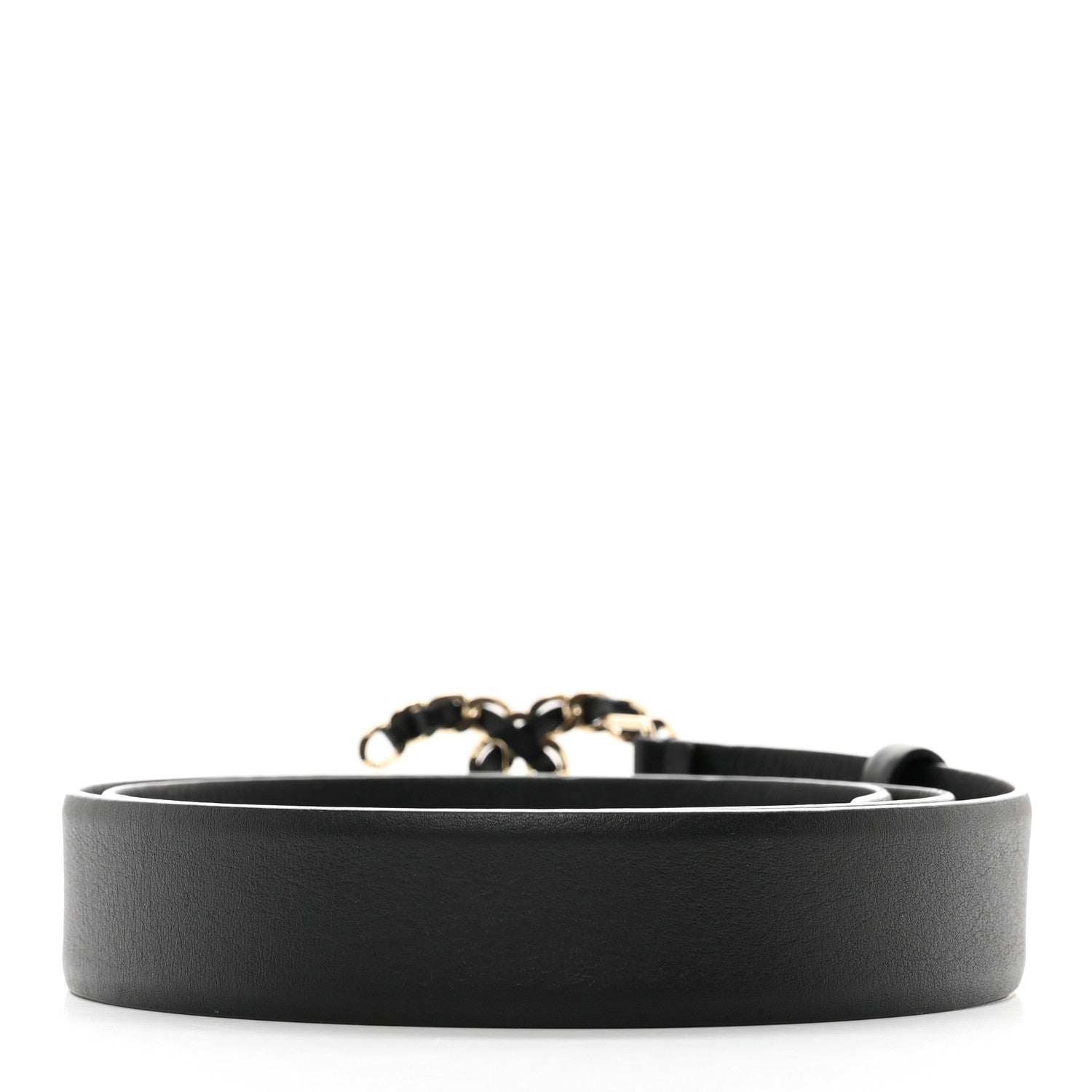 Chanel Lambskin CC Chain Belt 85 34 Black 2 of 8