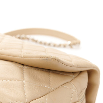 Chanel Deerskin Quilted Medium Easy Flap Beige 12 of 13