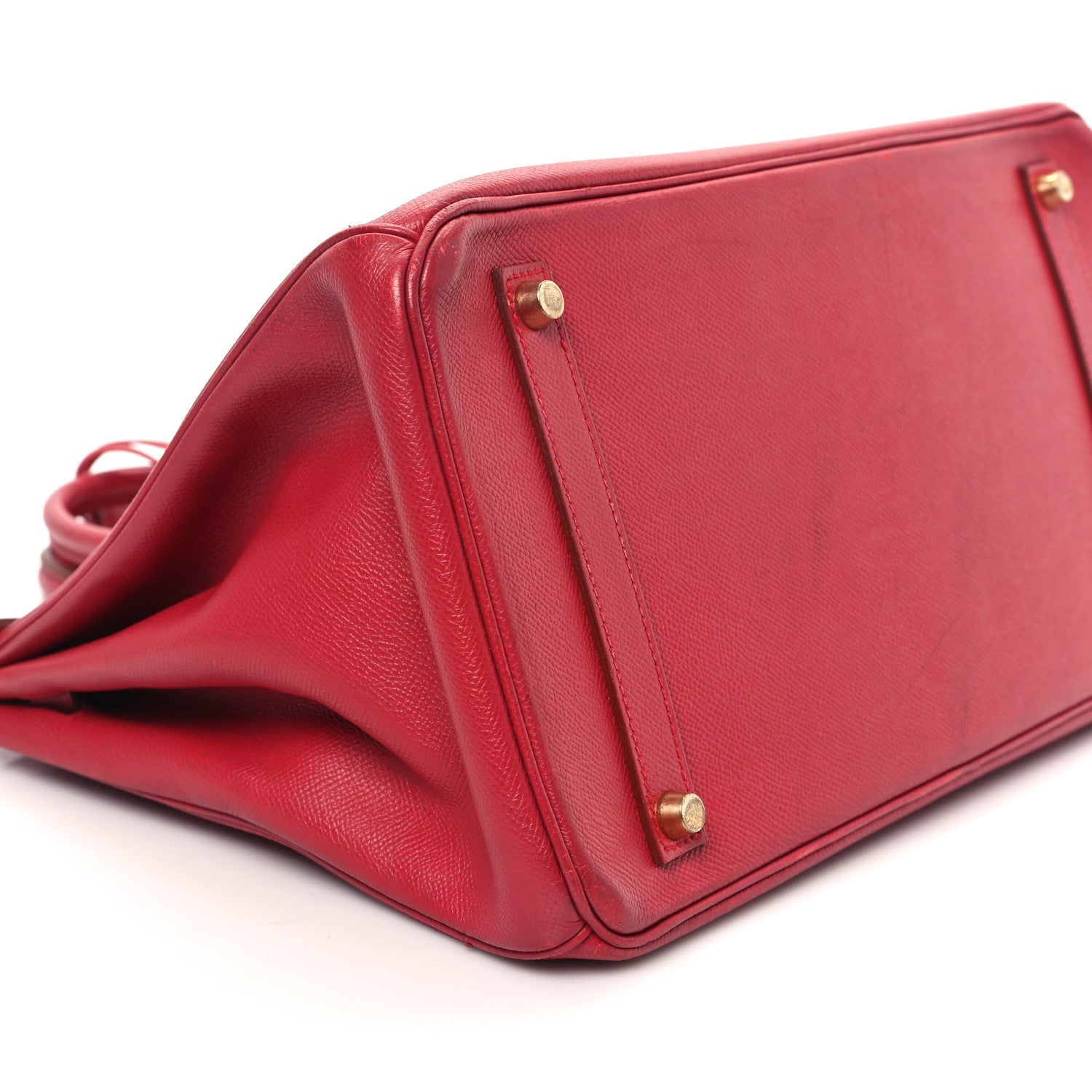 Hermes Courchevel Birkin 35 Rouge Casaque 9 of 14