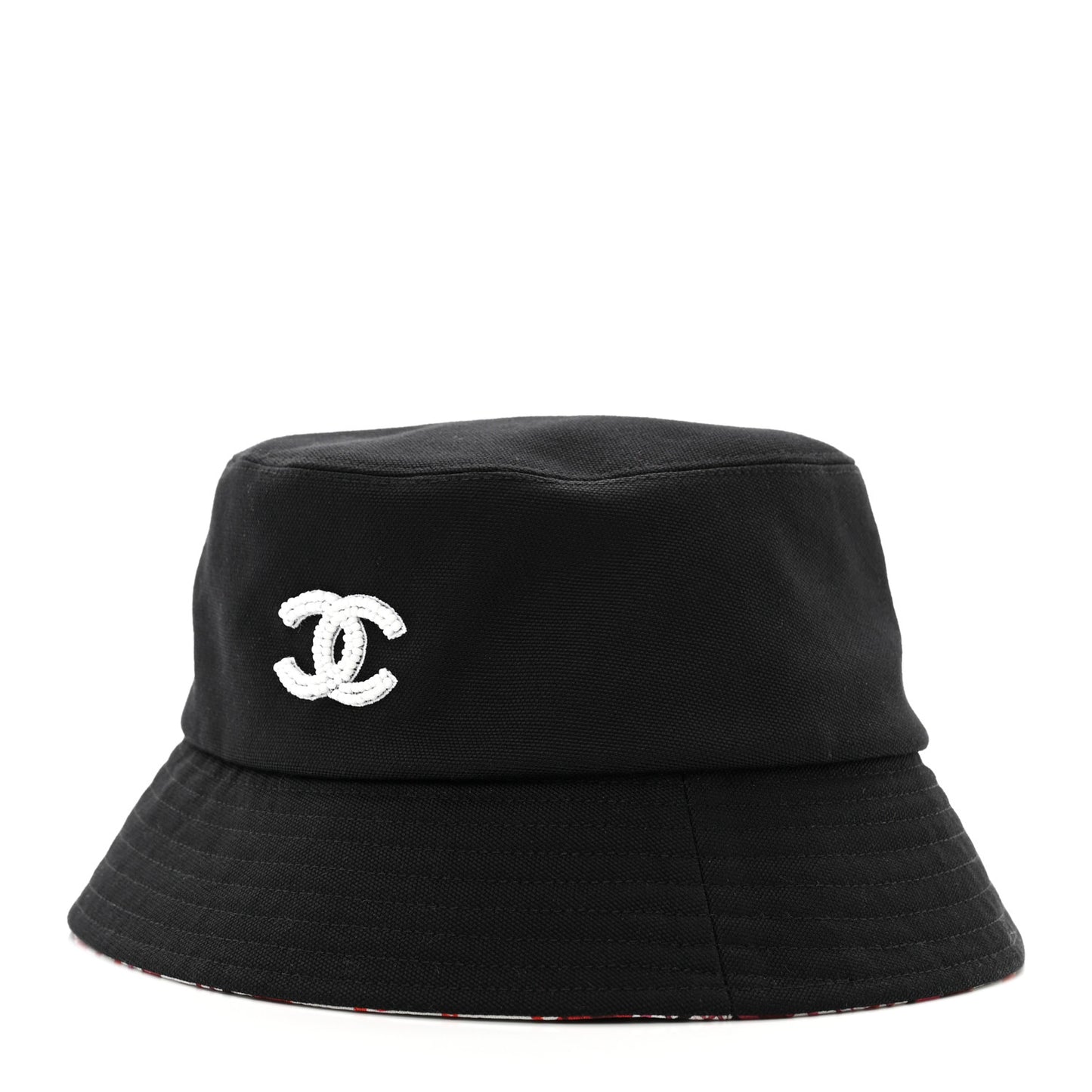 Cotton Pearl CC Bucket Hat M Black