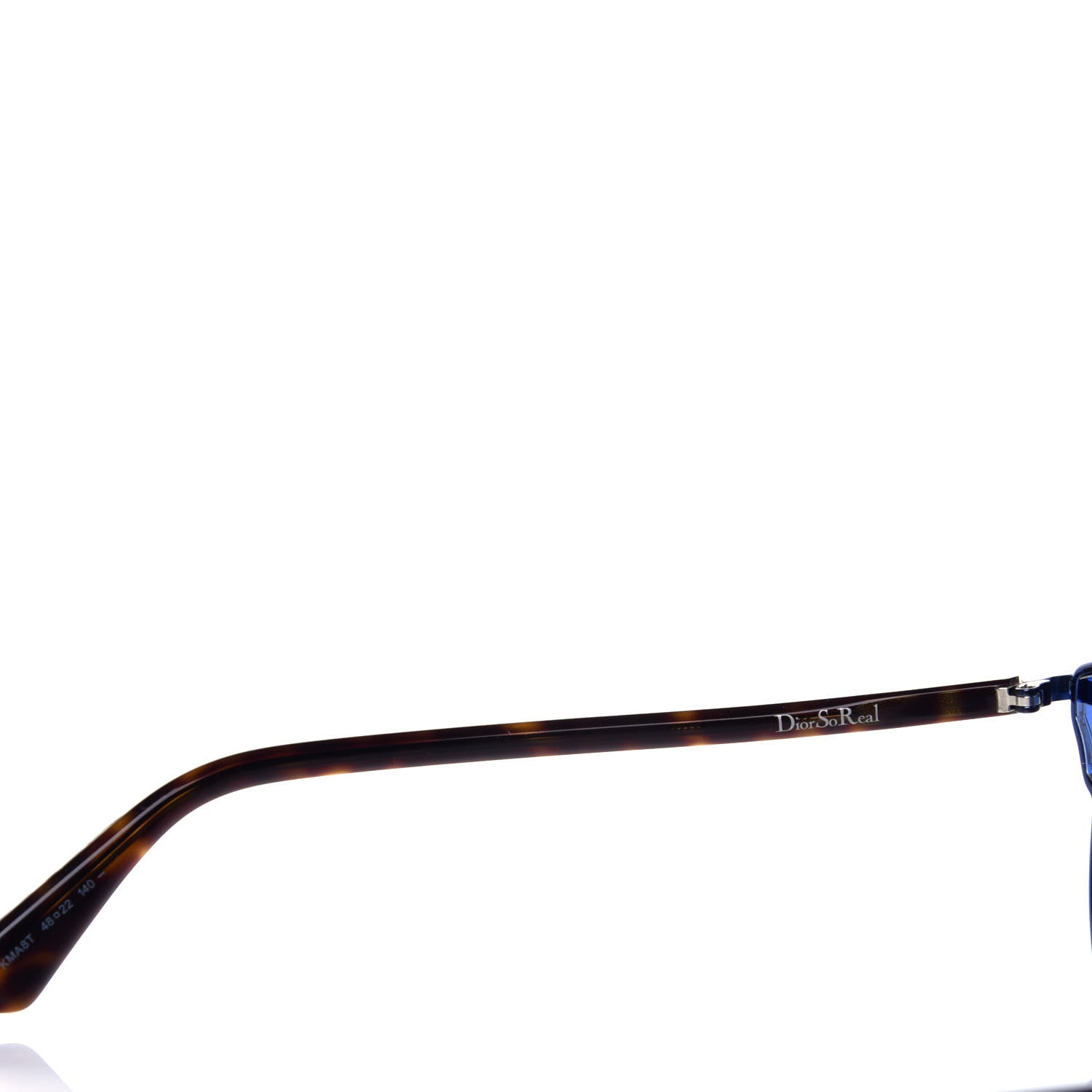 Christian Dior Mirrored So Real Sunglasses Blue Tortoise 5 of 7