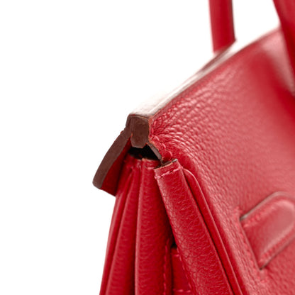 Hermes Togo Birkin 35 Rouge Vif 17 of 17