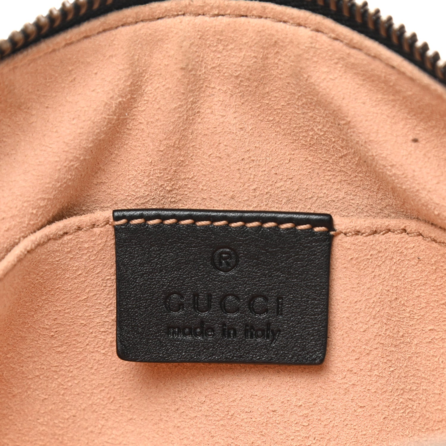 Gucci Calfskin Matelasse GG Marmont Cosmetic Case Black 6 of 7