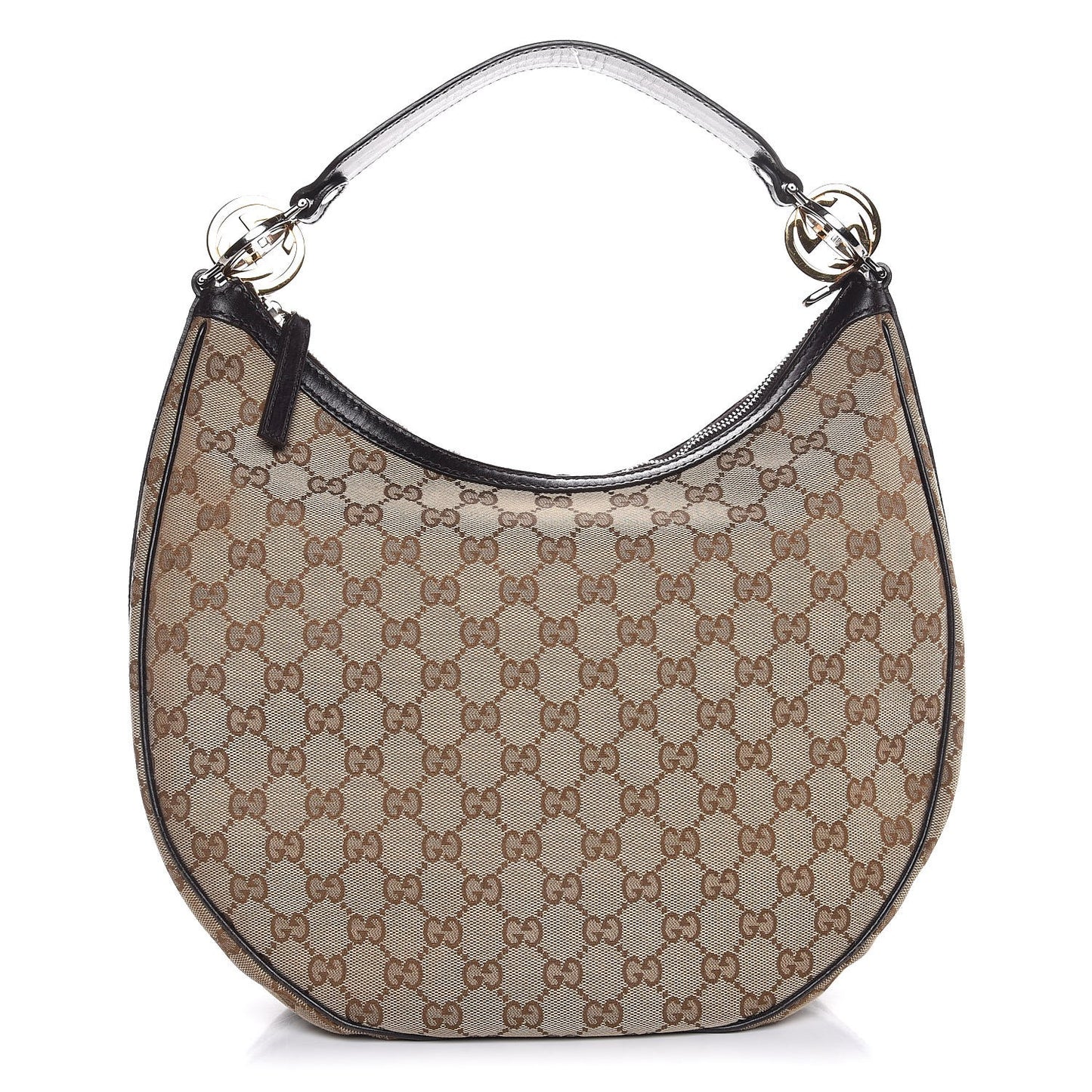 Monogram Medium GG Twins Hobo Dark Brown