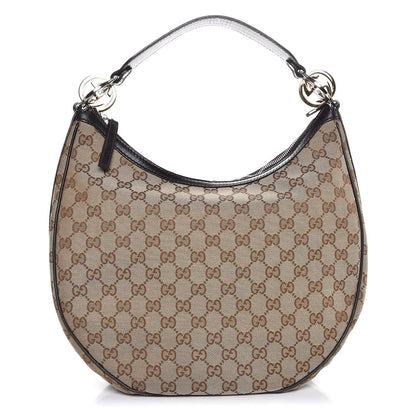 Gucci Monogram Medium GG Twins Hobo Dark Brown 1 of 7
