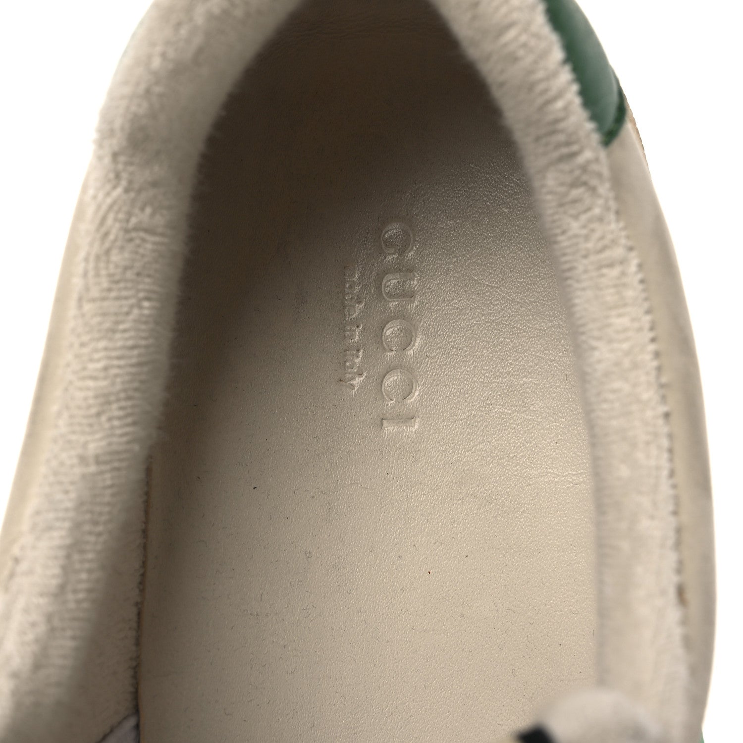 Gucci GG Monogram Nubuck Web Womens Screener Sneakers 40 New Sand Dusty Milk Vintage Green 9 of 16