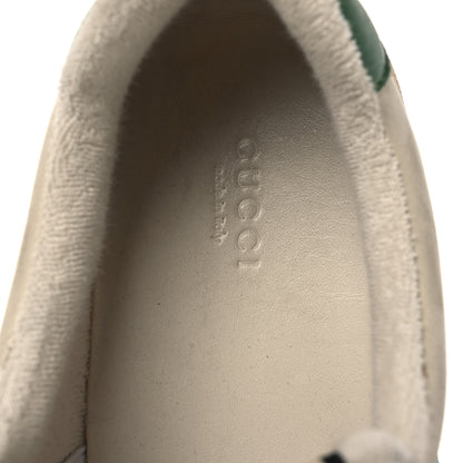 Gucci GG Monogram Nubuck Web Womens Screener Sneakers 40 New Sand Dusty Milk Vintage Green 9 of 16
