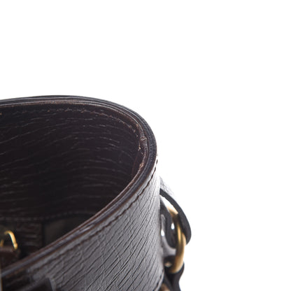 Gucci Monogram Small Bucket Tote Dark Brown 10 of 10
