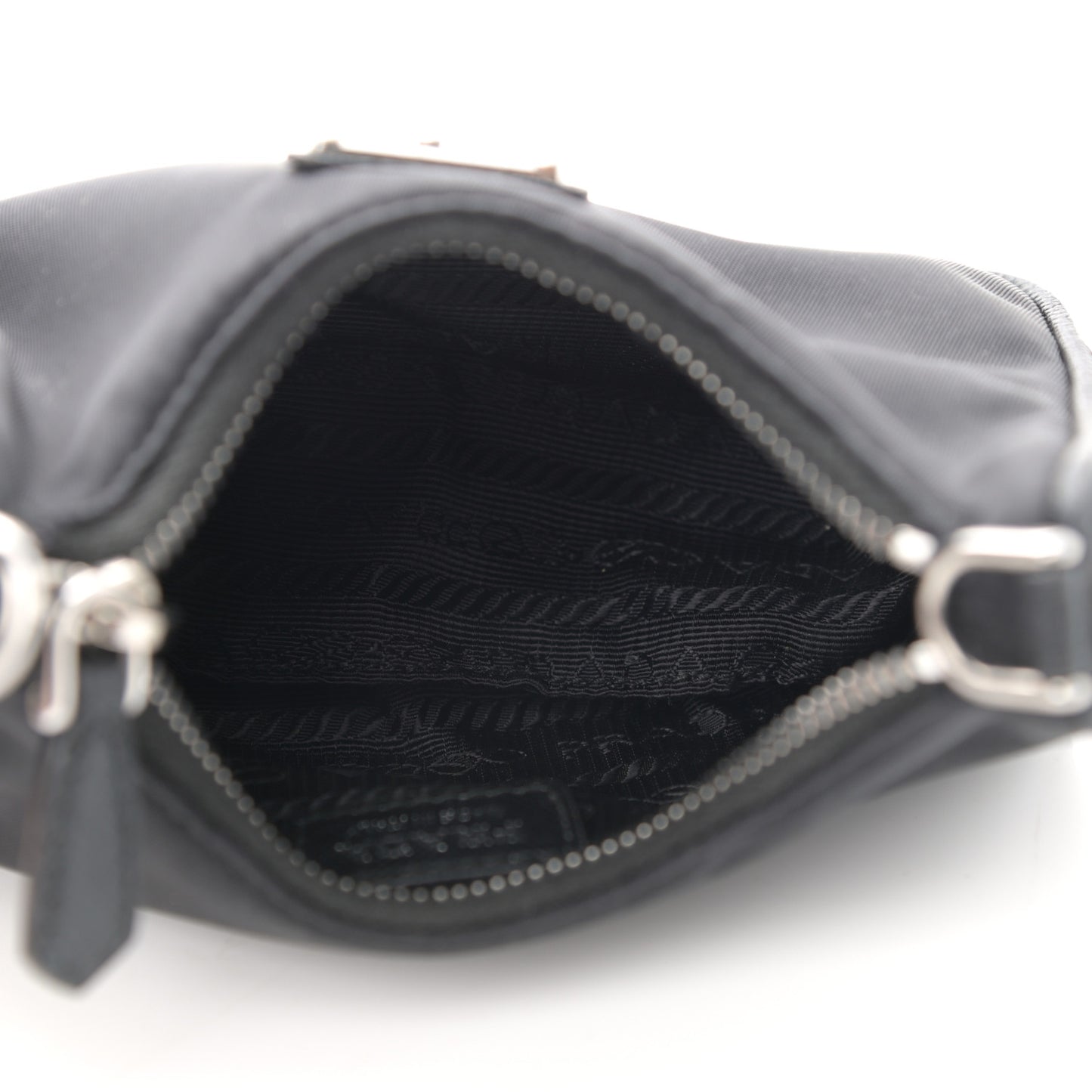 Tessuto Nylon Mini Re-Edition 2000 Shoulder Bag Black