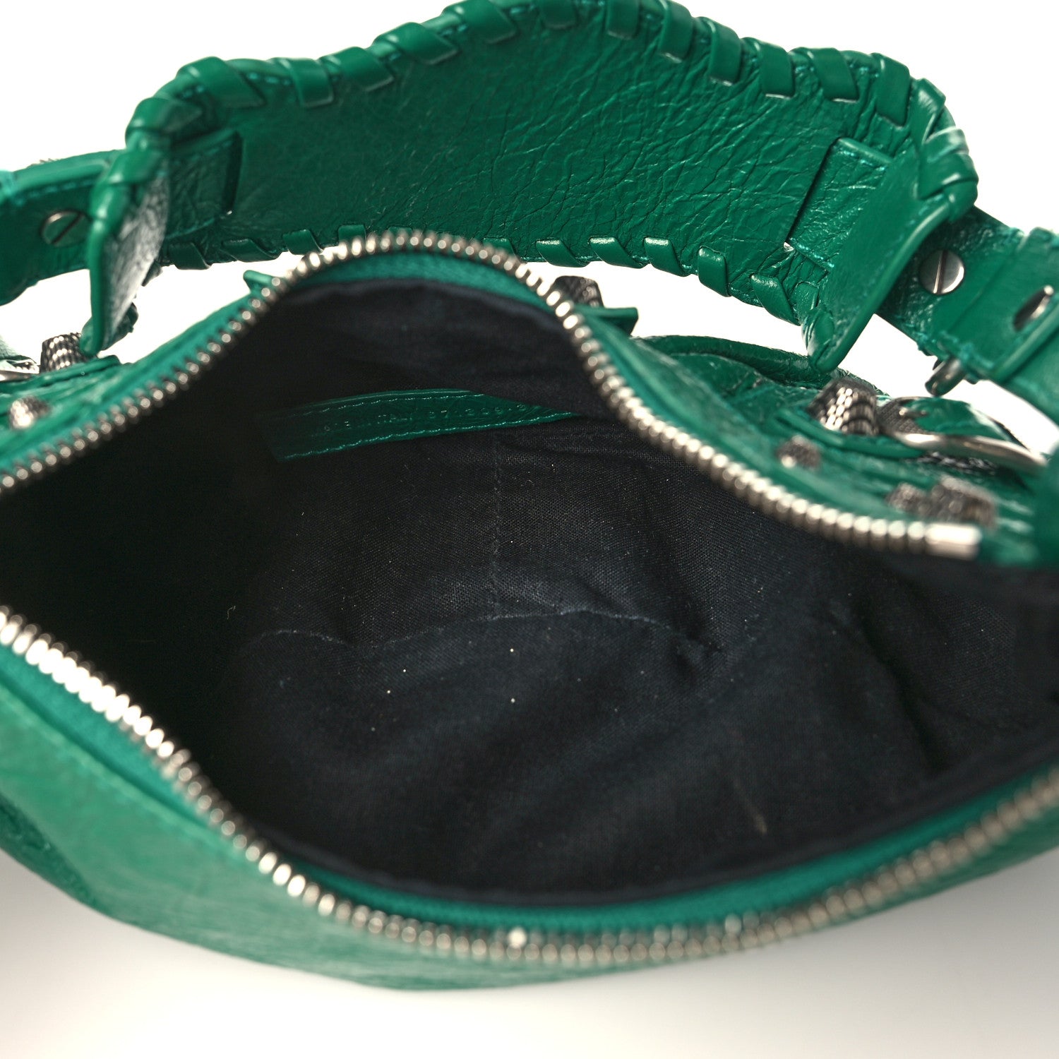 Balenciaga Agneau Arena XS Le Cagole Shoulder Bag Jade 5 of 9