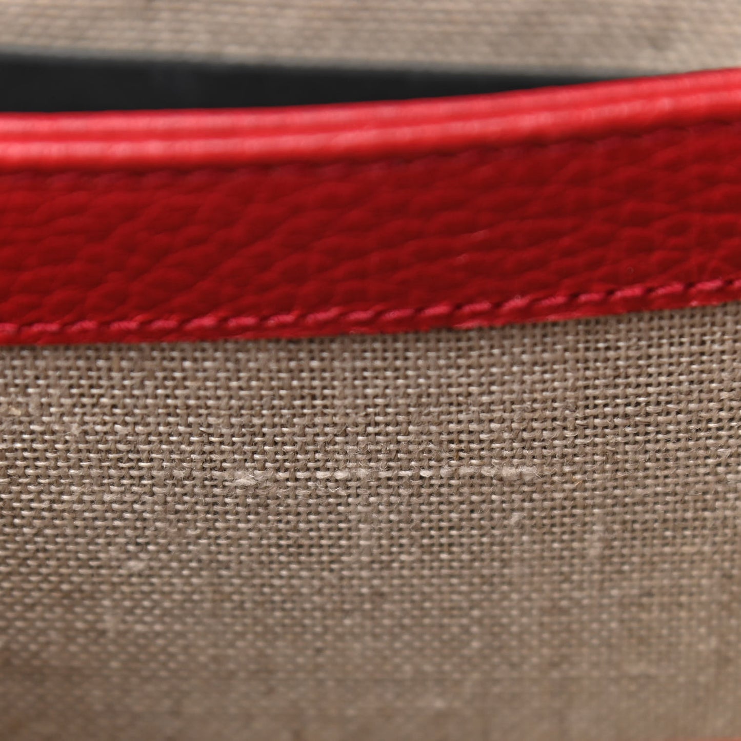 Dollar Calfskin Small Interlocking G Shoulder Bag Red