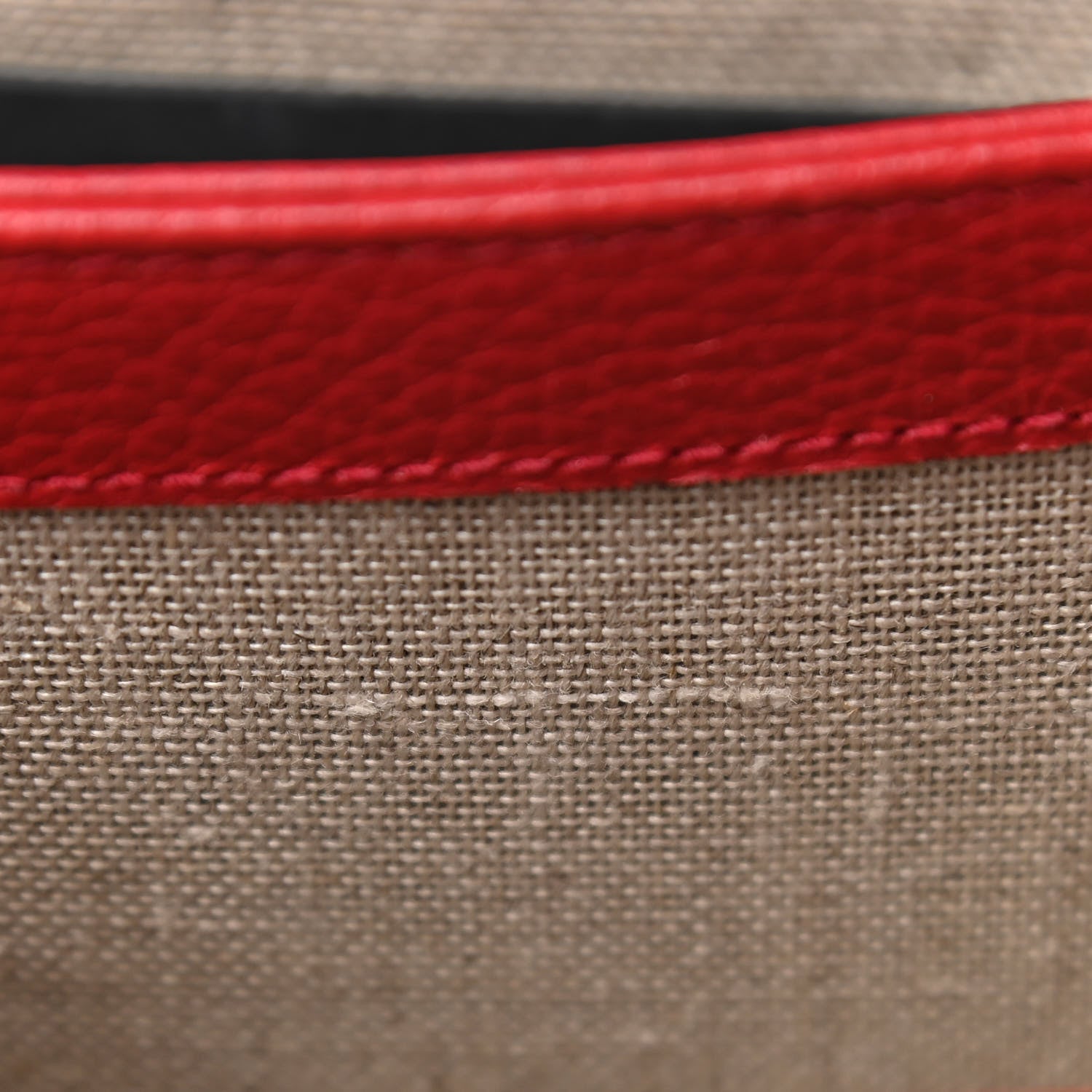 Gucci Dollar Calfskin Small Interlocking G Shoulder Bag Red 11 of 11