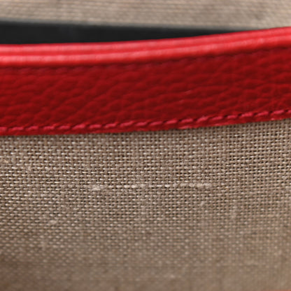 Gucci Dollar Calfskin Small Interlocking G Shoulder Bag Red 11 of 11