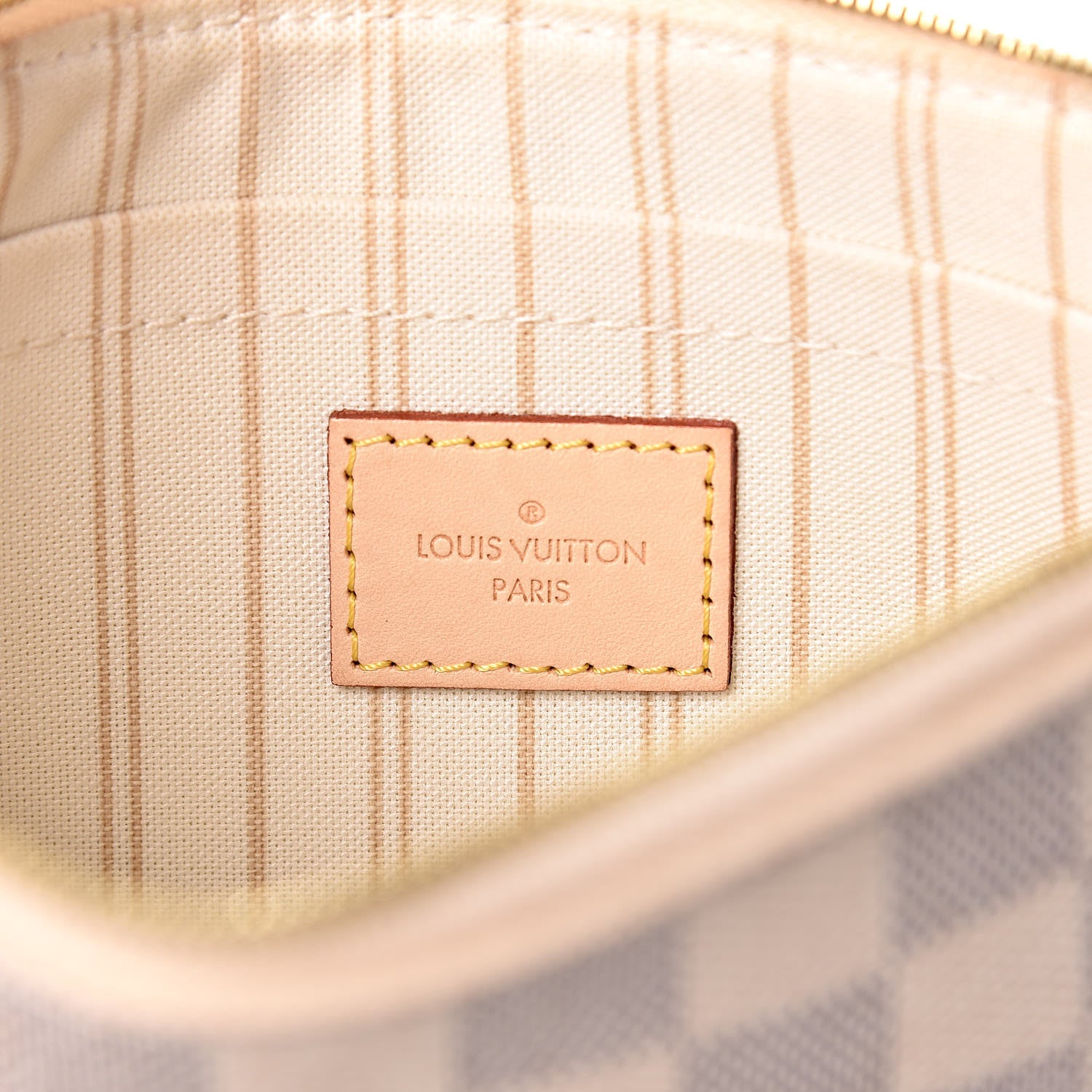 Louis Vuitton Damier Azur Neverfull MM GM Pochette 6 of 8
