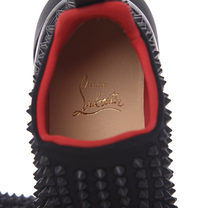 Christian Louboutin Neoprene Spike Sock Donna Flat Sneakers 37 Black 6 of 11