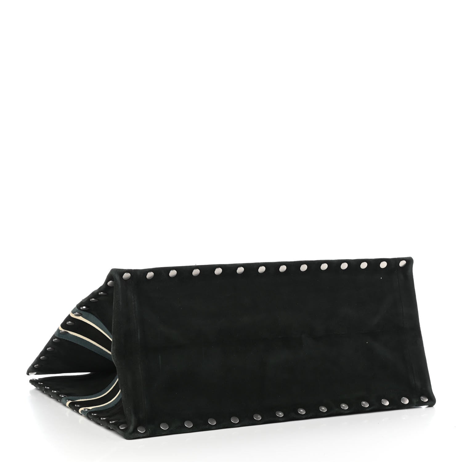 Christian Dior Suede Large Sea Book Tote Black 3 of 4