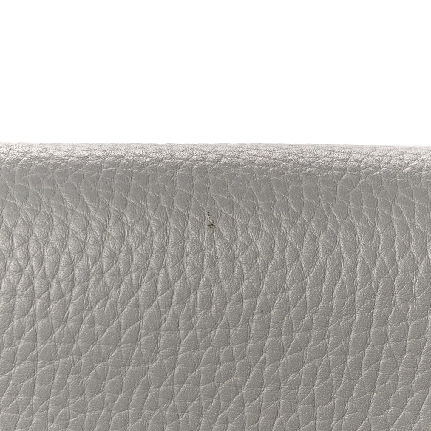 Pebbled Calfskin Medium Rockstud Flip Lock Crossbody Bag Pastel Grey
