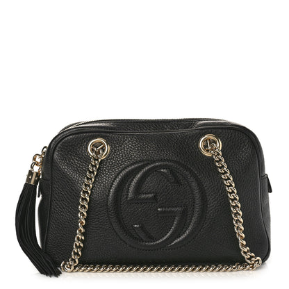 Gucci Pebbled Calfskin Small Soho Bowler Black 1 of 9