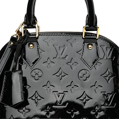 Louis Vuitton Vernis Alma BB Noir Magnetique 7 of 11