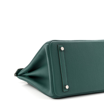 Hermes Togo Birkin 30 Malachite 9 of 11
