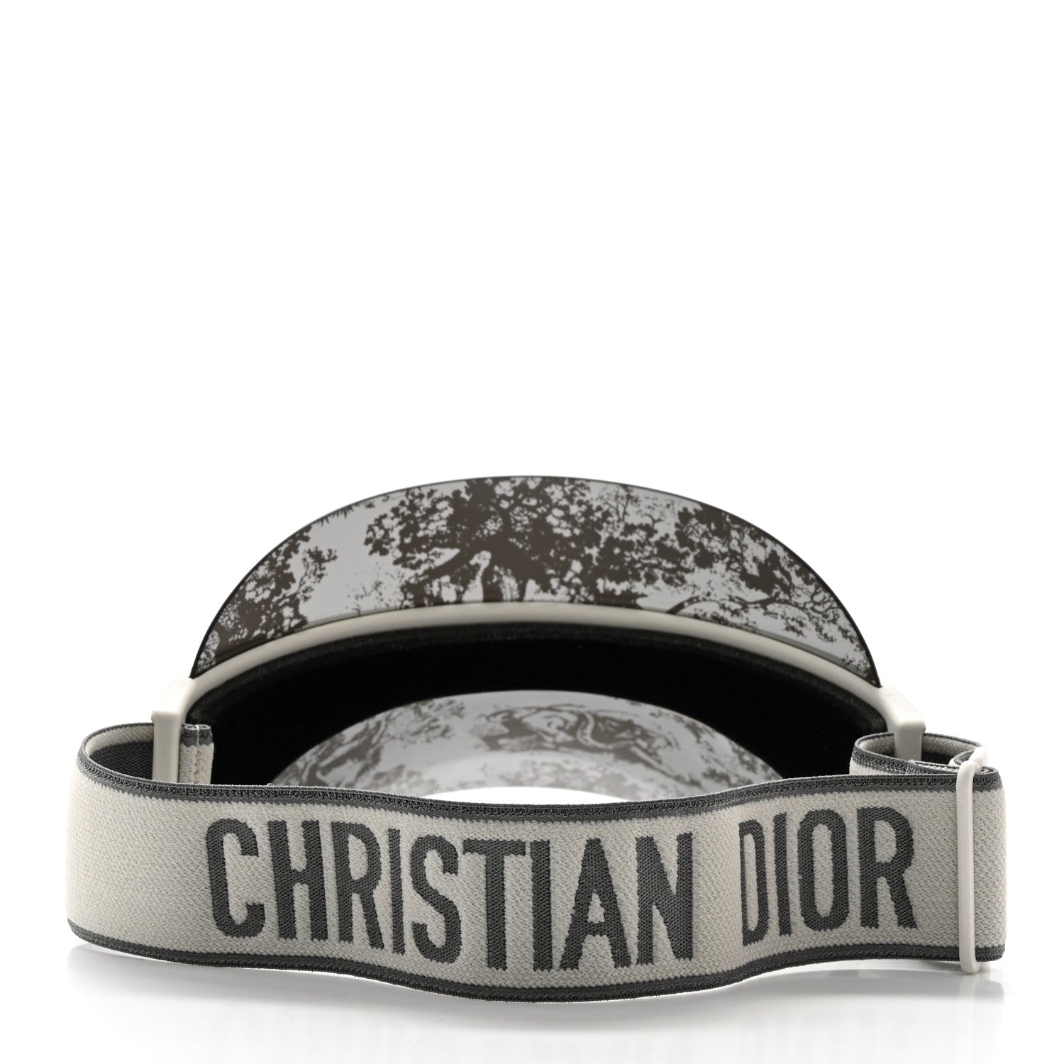 Christian Dior Toile de Jouy DiorClub V1U Sun Visor Grey 4 of 8